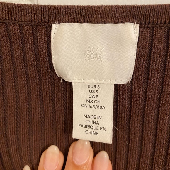 SWEETHEART NECKLINE KNIT TOP H&M - Picture 3 of 4